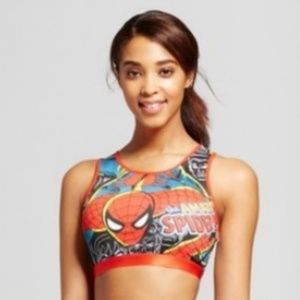 spiderman sports bra